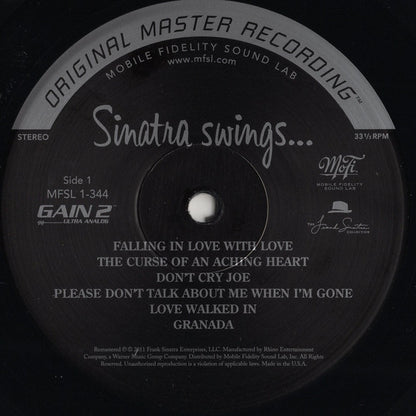 Frank Sinatra : Swing Along With Me - Sinatra Swings... (LP, Album, Ltd, Num, RE, RM, S/Edition, 180)