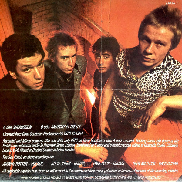 The Sex Pistols* : Submission (12", Blu)