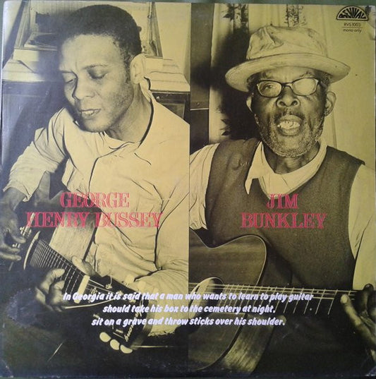 George Henry Bussey / Jim Bunkley : George Henry Bussey / Jim Bunkley (LP, Album, Mono)