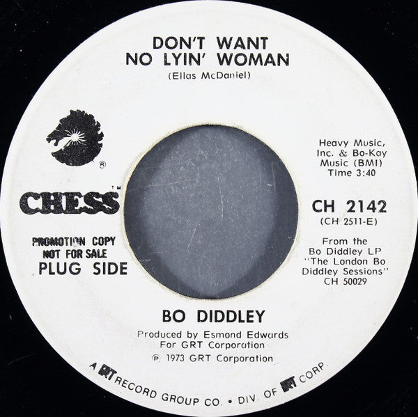 Bo Diddley : Don't Want No Lyin' Woman (7", Promo)