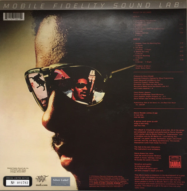 Stevie Wonder : Music Of My Mind (LP, Album, Ltd, Num, RE, RM)