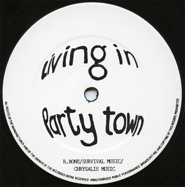 Richard Bone : Living In Partytown (12")