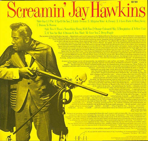 Screamin' Jay Hawkins : Frenzy (LP, Comp, Mono)