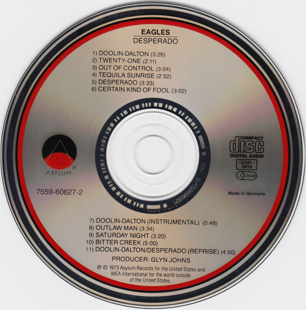 Eagles : Desperado (CD, Album, RE)