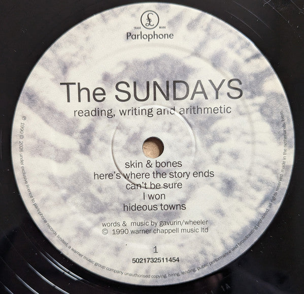 The Sundays : Reading, Writing And Arithmetic (LP, Album, RE)