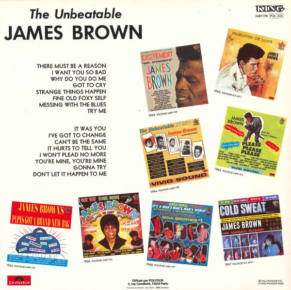 James Brown And The Famous Flames* : The Unbeatable James Brown (LP, Album, Mono, RE)