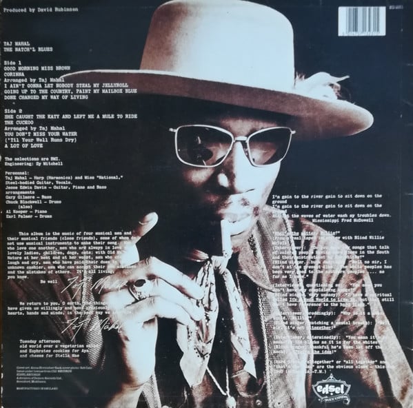 Taj Mahal : The Natch'l Blues (LP, Album, RE)