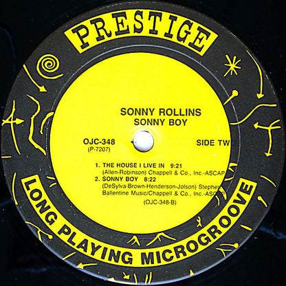 Sonny Rollins : Sonny Boy (LP, Album, RE, RM)