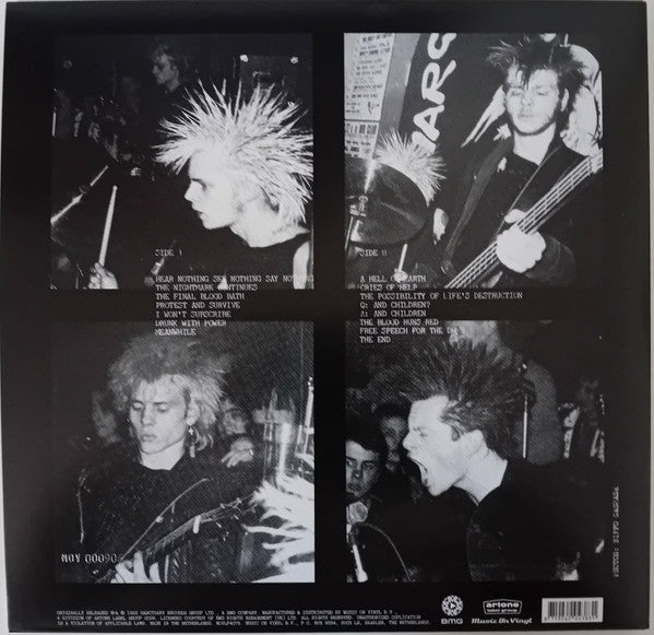 Discharge : Hear Nothing See Nothing Say Nothing (LP, Album, Ltd, Whi)