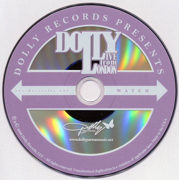 Dolly Parton : Live From London (CD + DVD-V + Album)