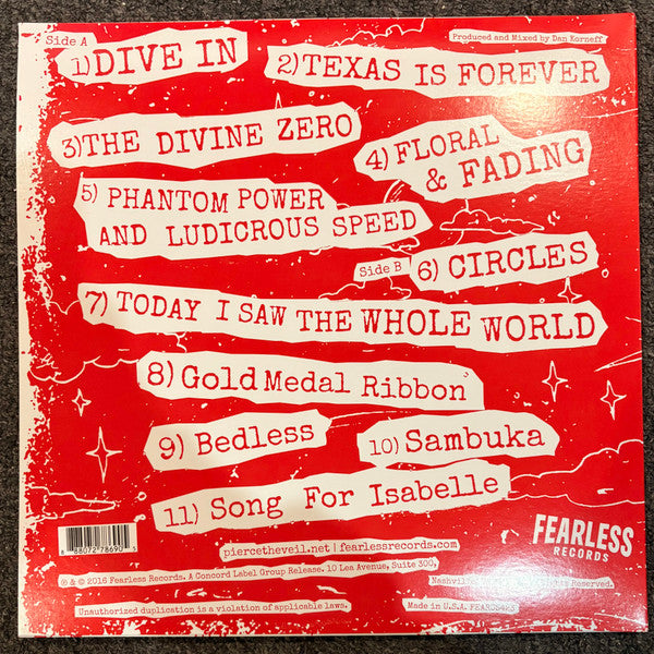 Pierce The Veil : Misadventures  (LP, Pic)