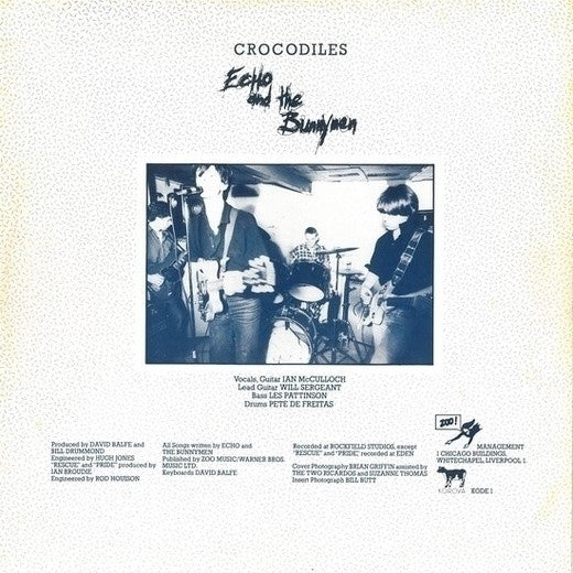 Echo & The Bunnymen : Crocodiles (LP, Album)