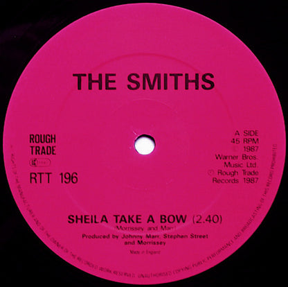 The Smiths : Sheila Take A Bow (12", Single, CBS)