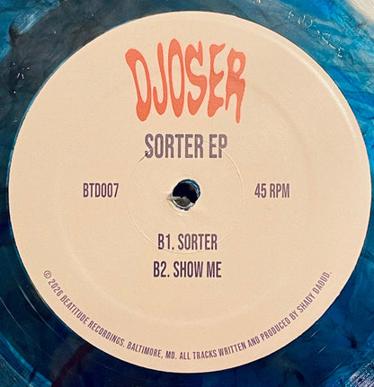 Djoser : Sorter EP (12", Ltd, Blu)