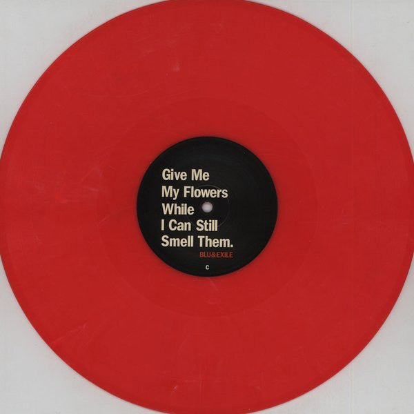 Blu & Exile : Give Me My Flowers While I Can Still Smell Them (2xLP, Album, RM, RP, Red)
