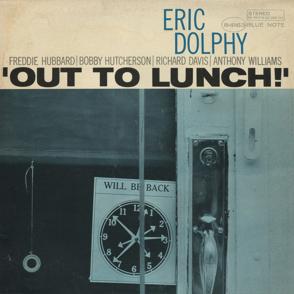 Eric Dolphy : Out To Lunch! (LP, Album, RE, RM)