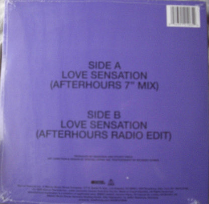 Madonna & Kylie* : Love Sensation  (7", Single, Cle)