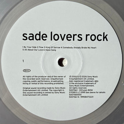 Sade : Lovers Rock (LP, Album, RE, RM, Tra)