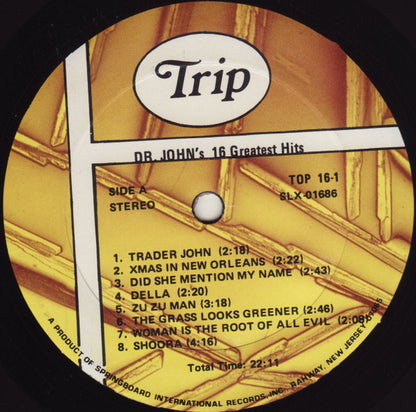 Dr. John : Dr. John's 16 Greatest Hits (LP, Comp)