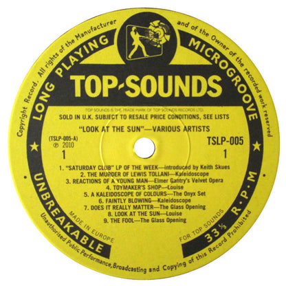 Various : Look At The Sun (Precious Seconds Thought Gone From The British Underground 1967-1970) (LP, Comp, Mono + 7", Mono)