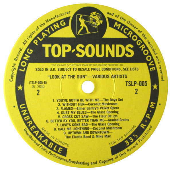 Various : Look At The Sun (Precious Seconds Thought Gone From The British Underground 1967-1970) (LP, Comp, Mono + 7", Mono)