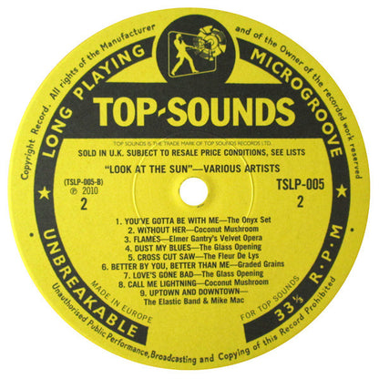 Various : Look At The Sun (Precious Seconds Thought Gone From The British Underground 1967-1970) (LP, Comp, Mono + 7", Mono)