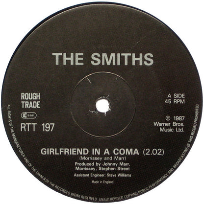 The Smiths : Girlfriend In A Coma (12", Single, EMI)