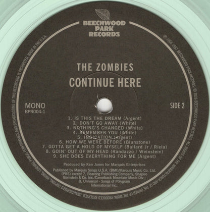 The Zombies : Continue Here  (LP, Album, Comp, Mono, RM, Cok)