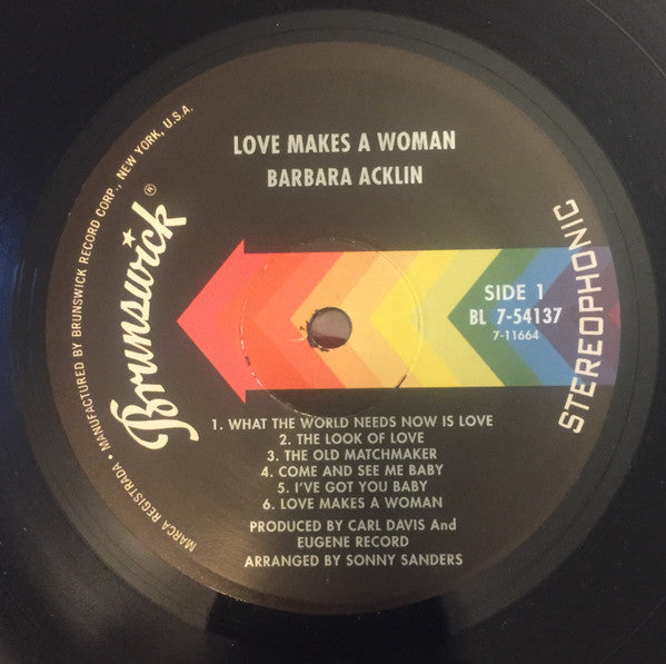 Barbara Acklin : Love Makes A Woman (LP, Album, RE)