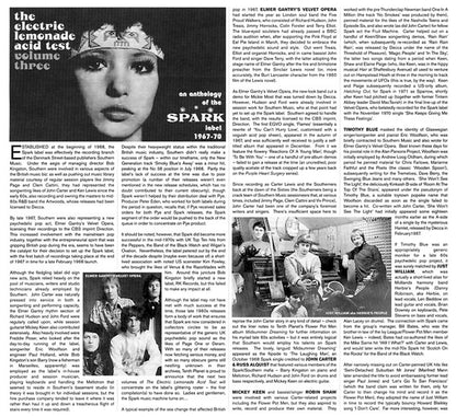Various : The Electric Lemonade Acid Test Volume 3 (An Anthology Of The Spark Label 1967-1970) (LP, Comp, Ltd, Num)