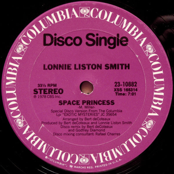 Lonnie Liston Smith : Space Princess / Quiet Moments (12", Single)