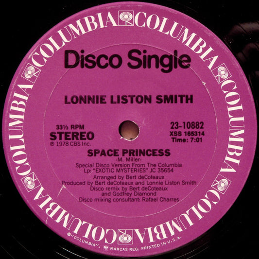 Lonnie Liston Smith : Space Princess / Quiet Moments (12", Single)