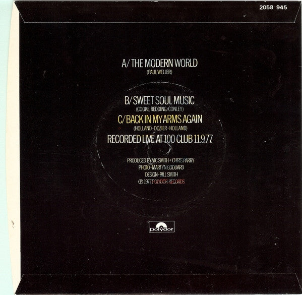 The Jam : The Modern World (7", Single, Sil)