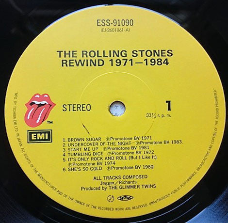 The Rolling Stones : Rewind (1971-1984) (LP, Comp)