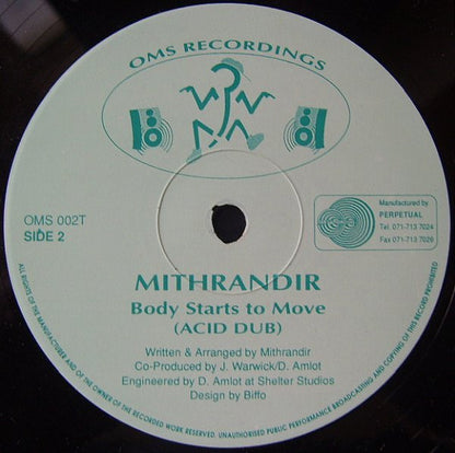 Mithrandir : Body Starts To Move (12")