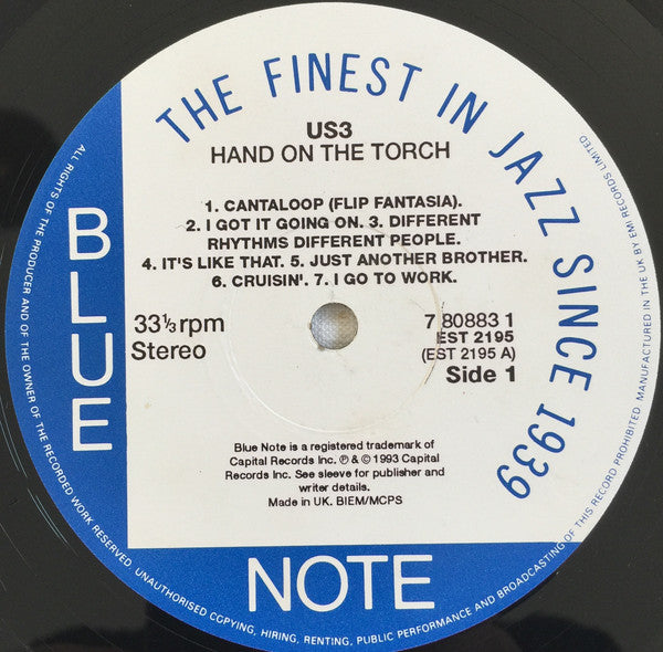 Us3 : Hand On The Torch (LP, Album)