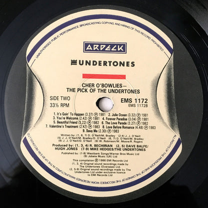 The Undertones : Cher O'Bowlies - The Pick Of The Undertones (LP, Comp)