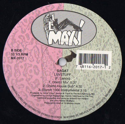 Sagat : Luvstuff (12")