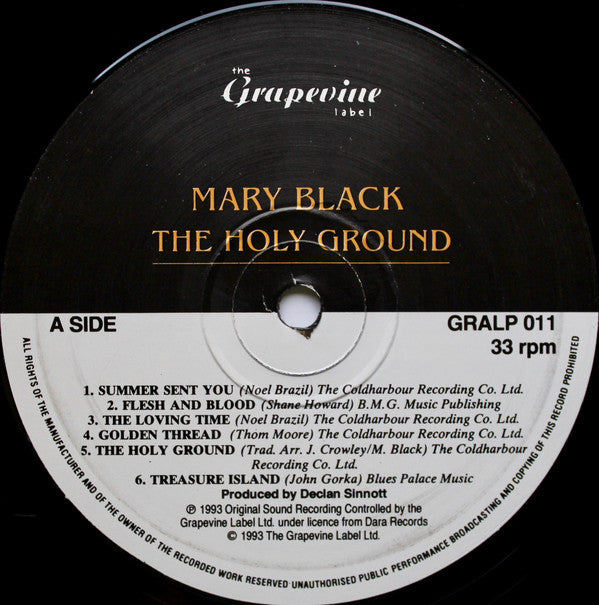 Mary Black : The Holy Ground (LP, Album)