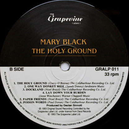 Mary Black : The Holy Ground (LP, Album)