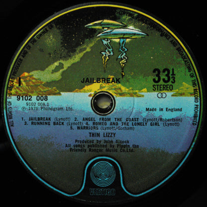 Thin Lizzy : Jailbreak (LP, Album, Gat)