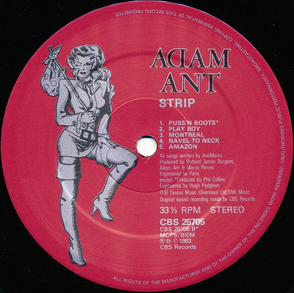 Adam Ant : Strip (LP, Album, Ltd)