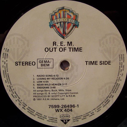 R.E.M. : Out Of Time (LP, Album)