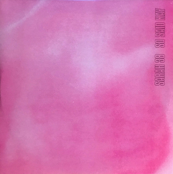 The Field Mice : So Said Kay (10", EP)