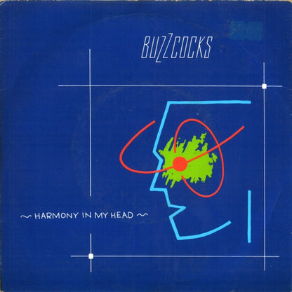 Buzzcocks : Harmony In My Head (7", Single, Blu)