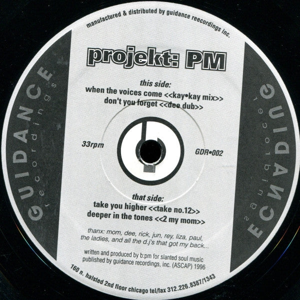 Projekt: PM : When The Voices Come (12")