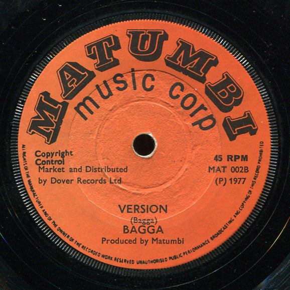 Bagga* : Daughter Of Zion (7")