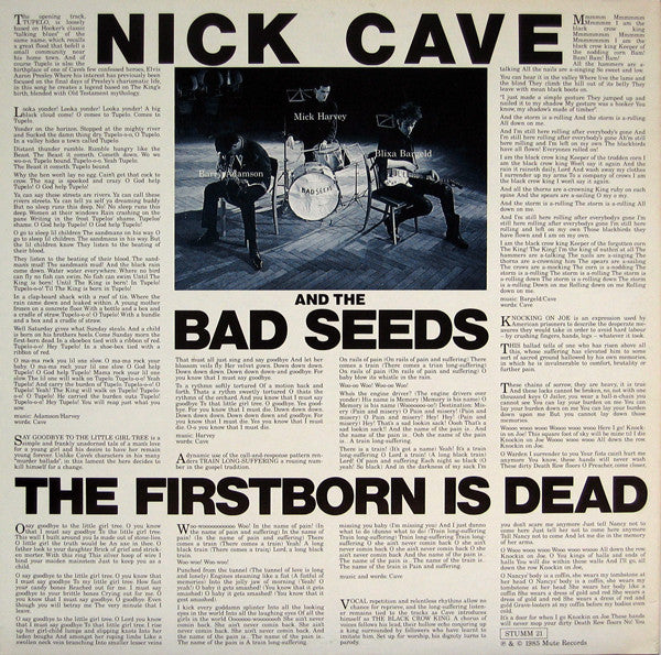 Nick Cave & The Bad Seeds : The Firstborn Is Dead (LP, Album)