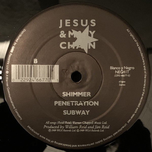 The Jesus & Mary Chain* : Blues From A Gun (12", Single)