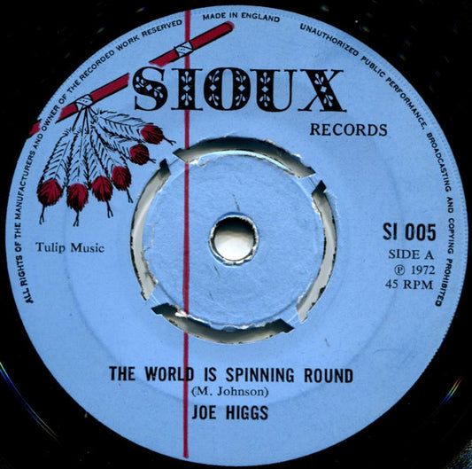 Joe Higgs / The Reaction (4) : The World Is Spinning Round / Hallelujah (7")